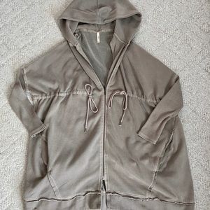 Free People oversized hoodie size XS